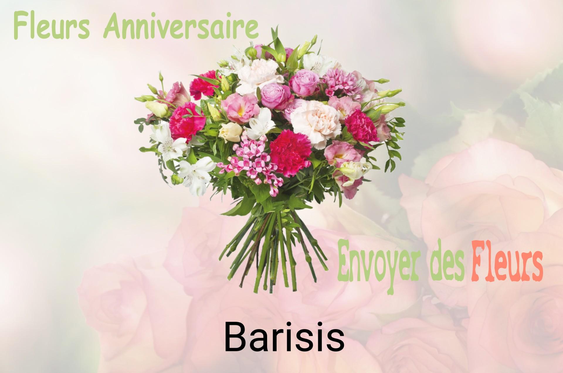 Bouquet de fleurs d’anniversaire livré à Barisis