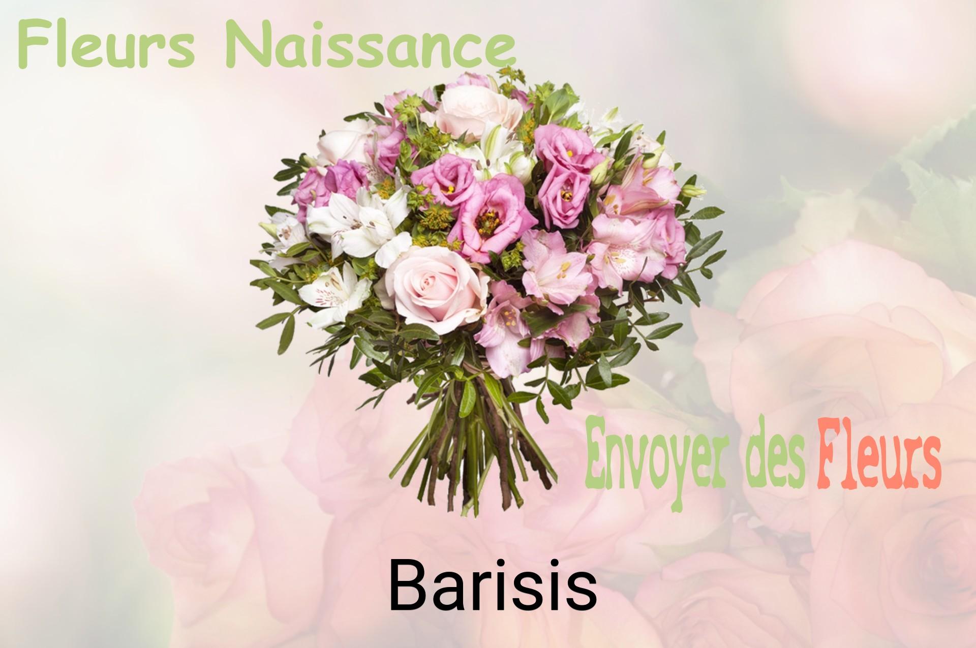 Bouquet de fleurs de naissance livré à Barisis